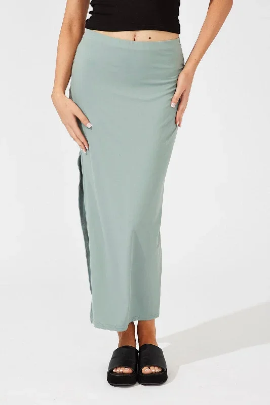 green-supersoft-maxi-skirt-side-split-sl3561-84pb-2