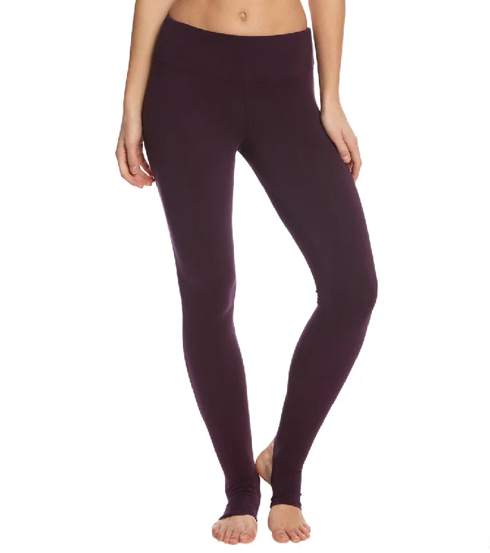 Hard Tail Flat Waist Cotton Stirrup Legging Concord