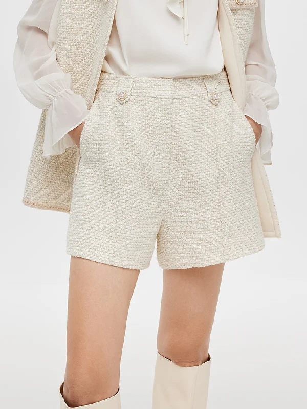 ivory-white-tweed-a-line-women-shorts-1c8l1a120