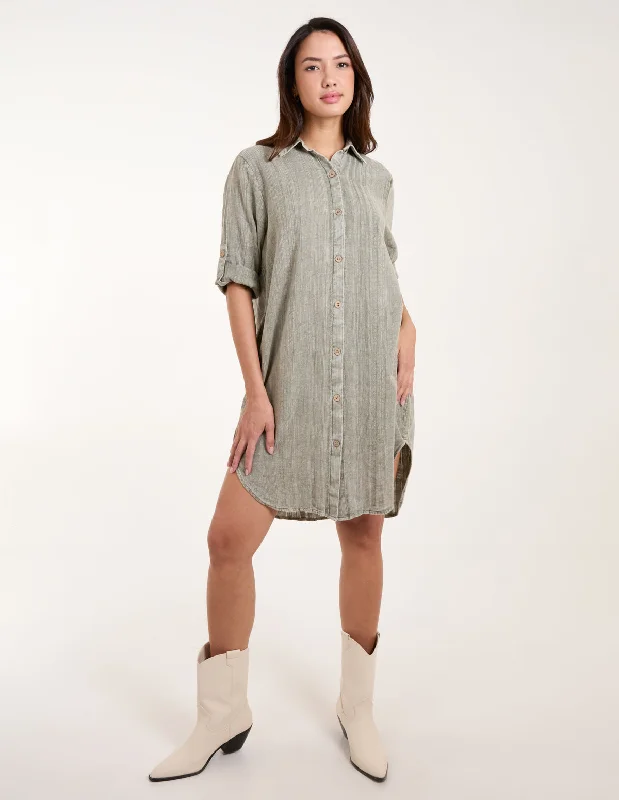 Button Down Shirt Dress