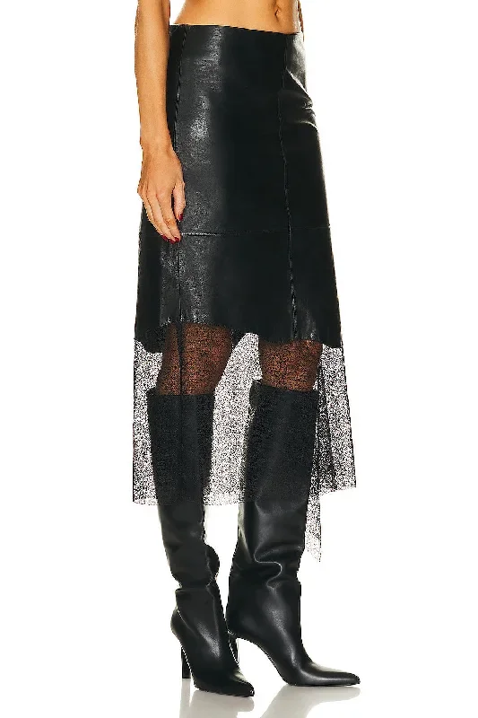 leather-lace-skirt