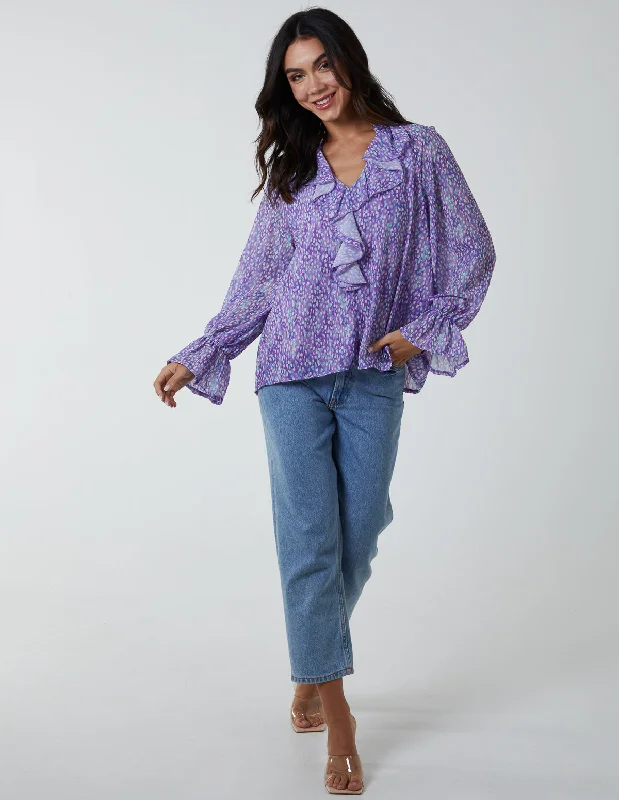 lilac-chiffon-frill-blouse