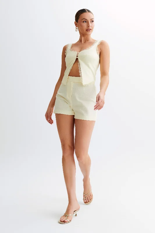 massima-linen-shorts-lemon-sherbet