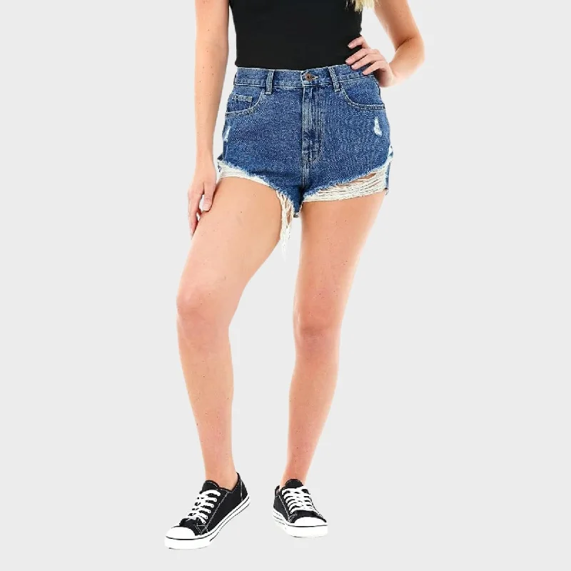 mid-blue-distressed-denim-shorts