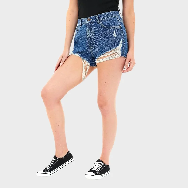 mid-blue-distressed-denim-shorts