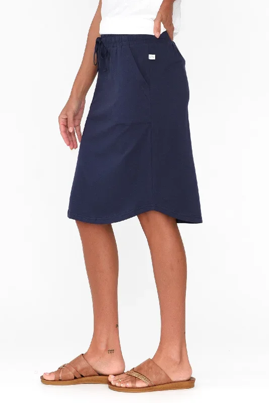 navy-cotton-drawstring-skirt