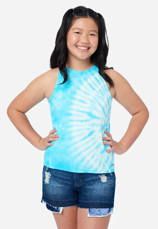 ribbed-high-neck-tank-blue-tie-dye-307233-electric-turq-poly