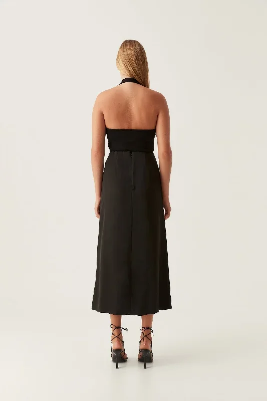 riddle-button-down-midi-skirt-black