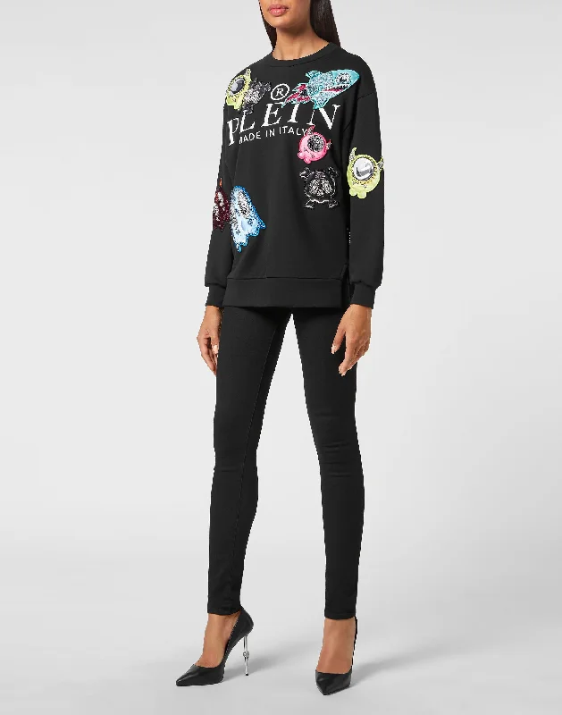 roundneck-pullover-monsters-with-crystals