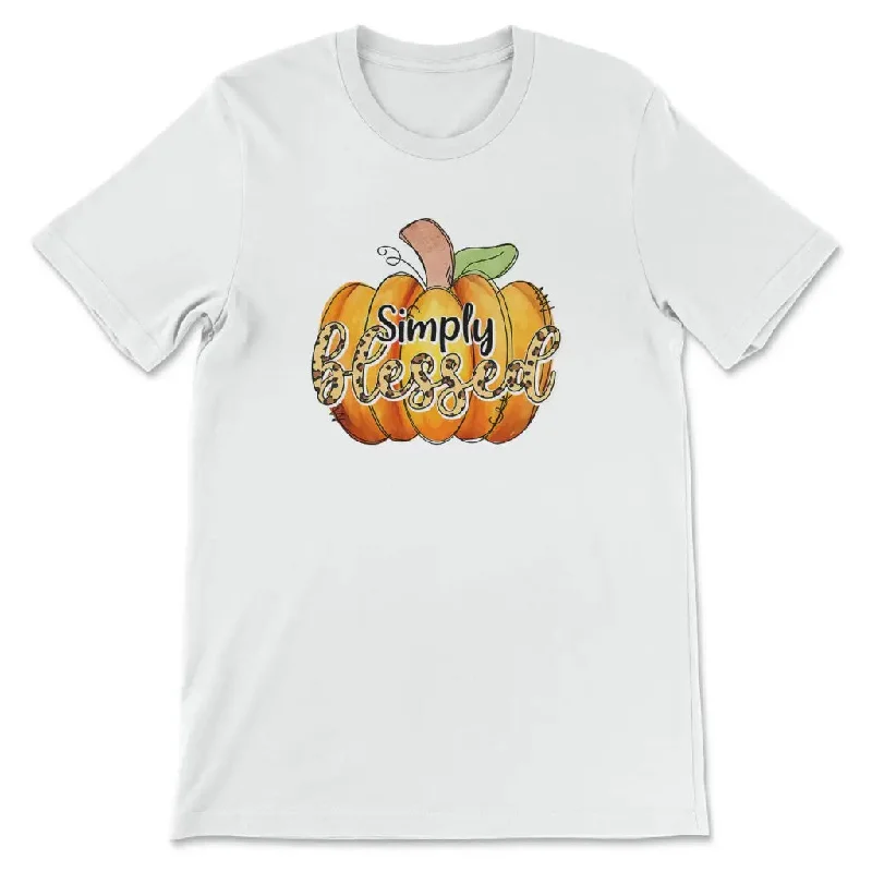 Simply Blessed Autumn Pumpkin Women’s T-shirt