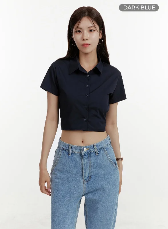 solid-collar-crop-shirt-oy409