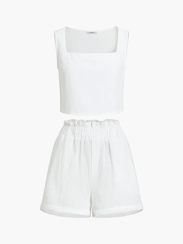 solid-cotton-ruffle-short-sets