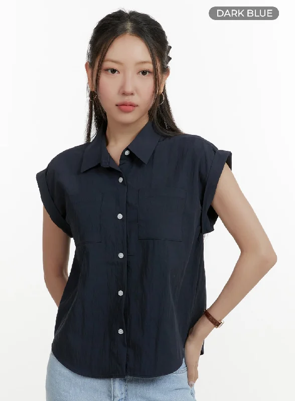 solid-sleeveless-blouse-oy413