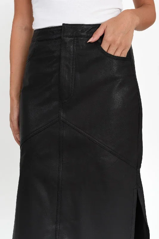 underground-black-leather-split-skirt