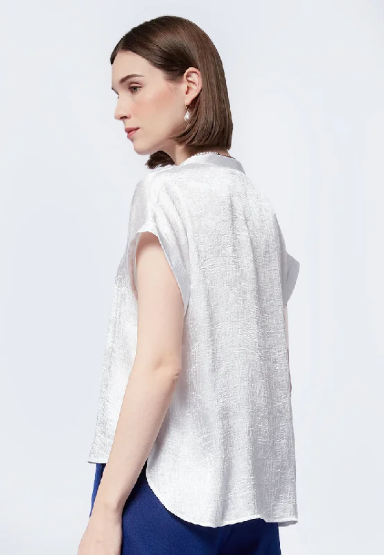 v-neck-short-sleeve-blouse-24b151-off-white