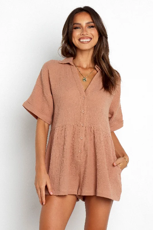 Winny Romper - Mocha