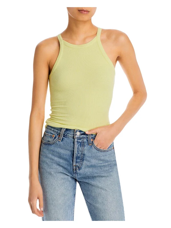 womens-ribbed-high-neck-tank-top