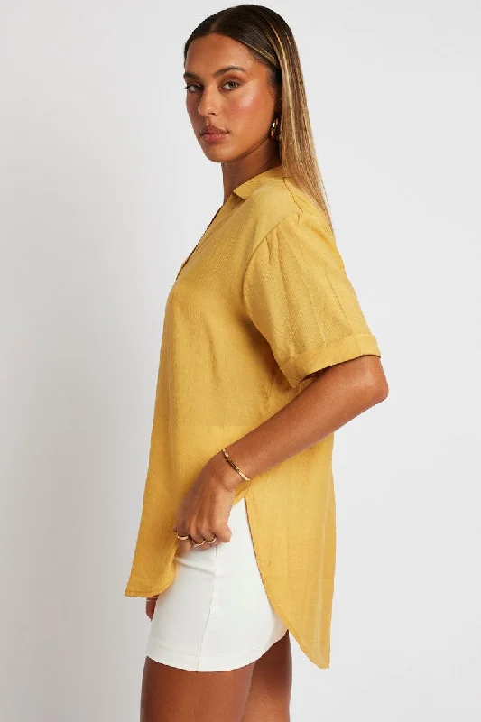 yellow-textured-shirt-short-sleeve-wc1466q-47wb-2